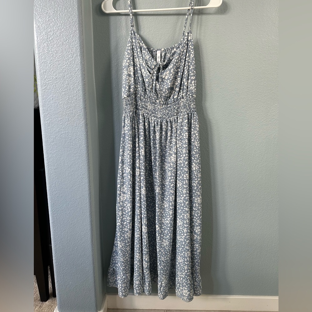Blue Floral Dress